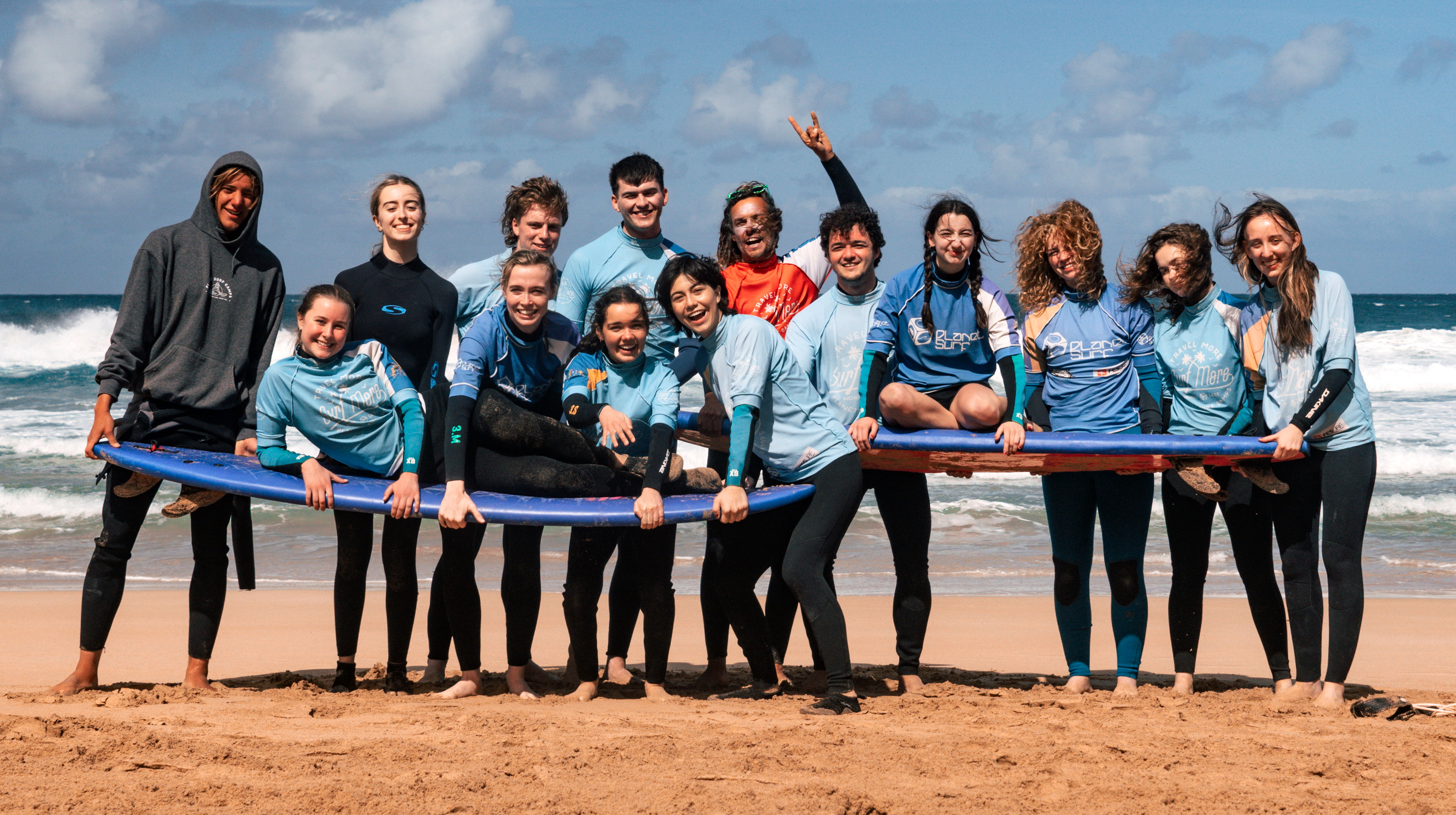 Surf course group - after lesson